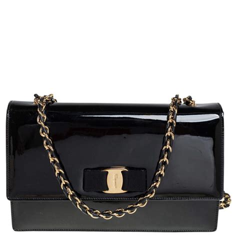 Burberry Black Leather Ginny Small Shoulder Bag